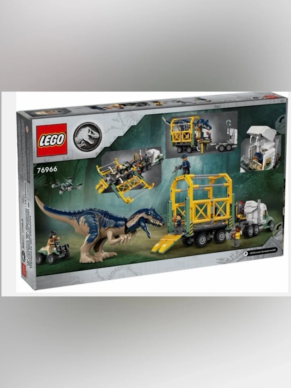 LEGO Jurassic World 76966 Dinosaur Missions: Allosaurus Transport Truck RETIRED